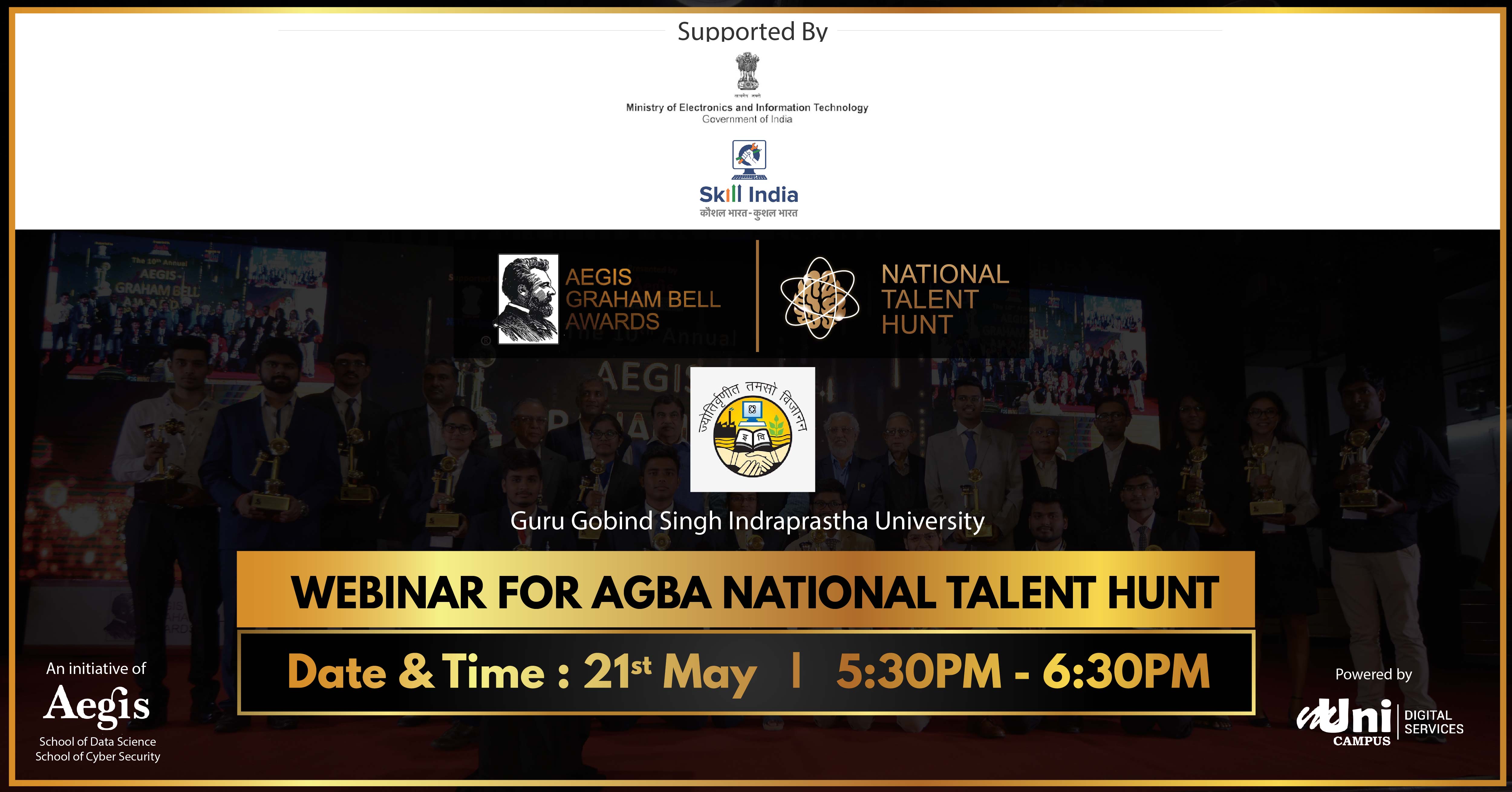 Webinar on AGBA National Talent Hunt for AI, Data Science, Cyber Security & Full Stack 