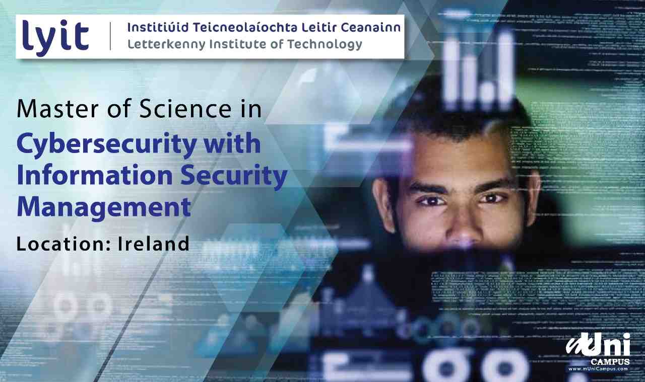 Master of Science in Cybersecurity with Information Security Management